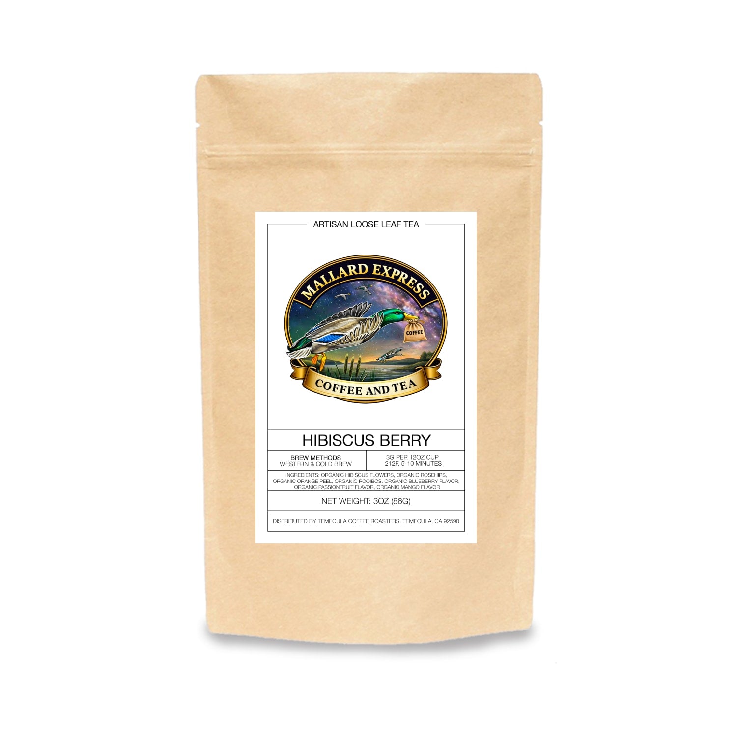 Hibiscus Berry Tea – Mallard Express Coffee and Tea